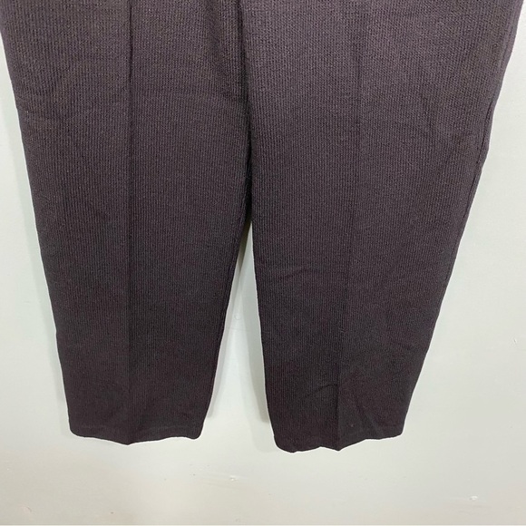 St John Santana Knit Black Wool Blend Pants Sz 6 - Picture 7 of 8